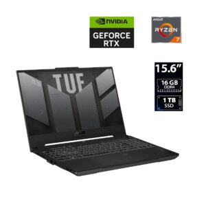 COMPUTADORA PORTÁTIL ASUS TUF GAMING FA507NVR-HQ107 AMD RYZEN 7 7435HS, Memoria 16GB,1TB SSD,RTX4060 DE 8GB,Pantalla 15.6",SIN S.O