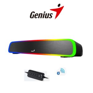 PARLANTES GENIUS SOUNDBAR 200BT RGB BLUETOOTH USB POWER BLACK