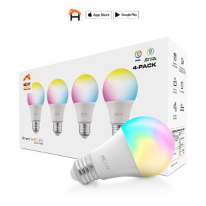 BOMBILLO NEXXT INTELIGENTE NHB-C110 4PK SMART WIFI LED COLOR BULB RGB 110V