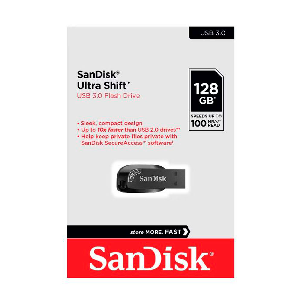 FLASH MEMORY SANDISK 128GB ULTRA SHIFT USB 3.0