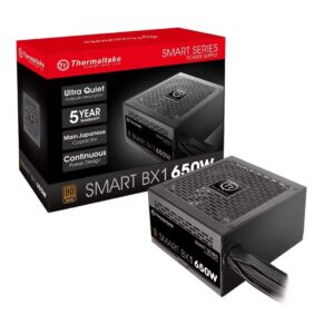 FUENTE DE PODER THERMALTAKE GAMING 650W 80+BRONZE 8 PINES