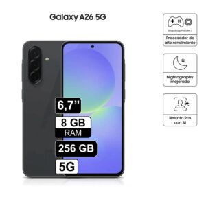 CELULAR SAMSUNG GALAXY A26 SM-A266M/DS 5G EXYNOS 1280 Memoria 8GB,256GB,SUPER AMOLED 6.7"