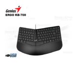 TECLADO GENIUS ERGO KB-700 USB  MULTIMEDIA REPOSAMANOS BLACK