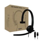 HEADSET LOGITECH H570E ESTEREO ALAMBRICO USB SUPRESION RUIDO BLACK