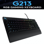 TECLADO LOGITECH G213 RGB LIGHTSYNC USB RESISTENTE A SALPICADURAS