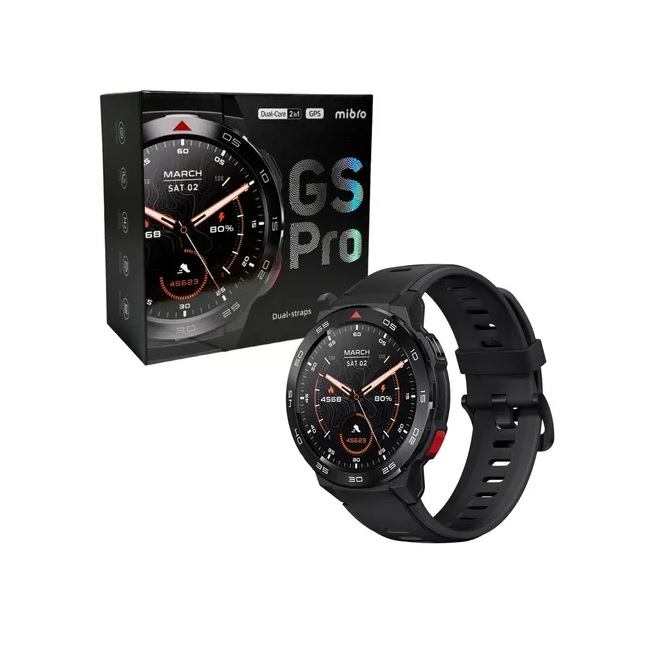 SMART WATCH MIBRO GS PRO XPAW013 BLACK ACERO, GPS,BT LLAMADAS,4600MAH,1.43"AMOLED 5ATM