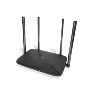 ROUTER MERCUSYS AC12G AC1300 DOBLE BANDA HIGH SPEED WIFI 4 ANTENAS BLACK
