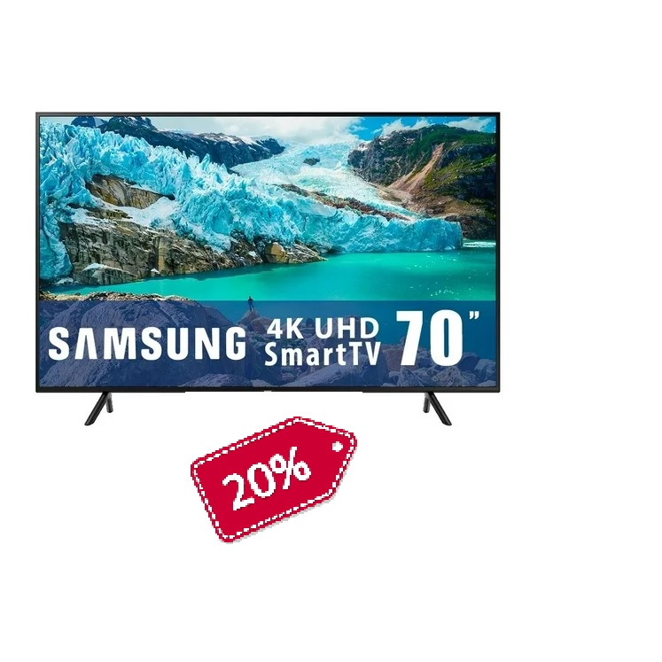 TV SAMSUNG 70" MOD.UN70BU8000P SMART TV LED UHD 4K HDMI,USB,BLUETOOTH,WIFI