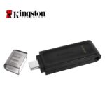 FLASH MEMORY KINGSTON 64GB DATA TRAVELER DT70 USB TIPO C BLACK
