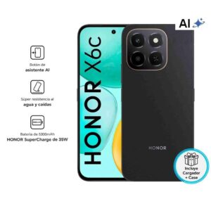 CELULAR HONOR X6C MEDIATEK HELIO G81 ULTRA 8GB,256GB,6.61"TFTLCD
